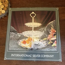 International Silver Company Three Tier Server New In Open Box
