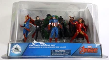 Disney Marvel Avengers Deluxe Figurine Set - 9 Figures  (See Photos)