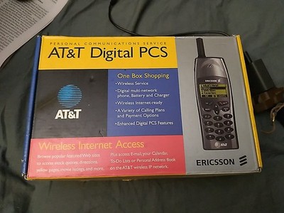 WORKING AT&T Digital PCS PocketNet Service Mobile Phone Ericsson