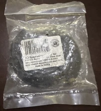 Black Radiator Flanges  Escutcheon Ring Plate 1.25" ID Rust Resistant Sealed 