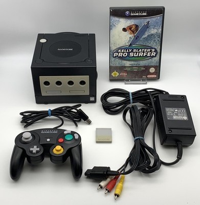 Nintendo GameCube Konsole | Schwarz | inkl. Kabel, Original Controller & Spiel