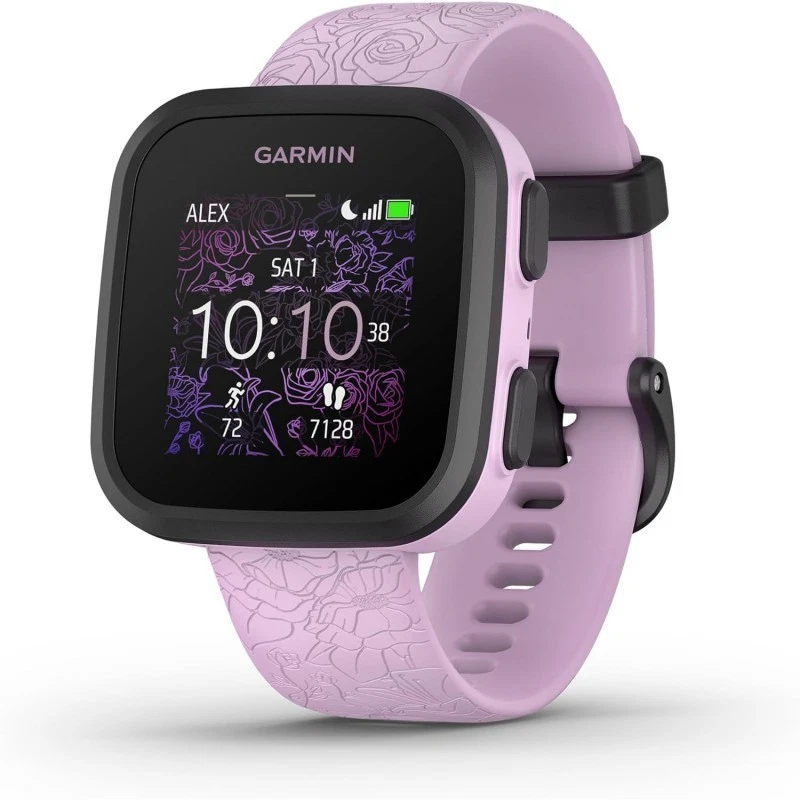 Reloj inteligente de seguimiento Garmin Bounce para niños en negro lila 010-02448-01