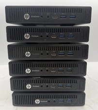 Lot of 6 HP Micro Desktop 6th gen i3/i5 + AMD A10 16GB DDR4 256GB SSD Win 11 Pro
