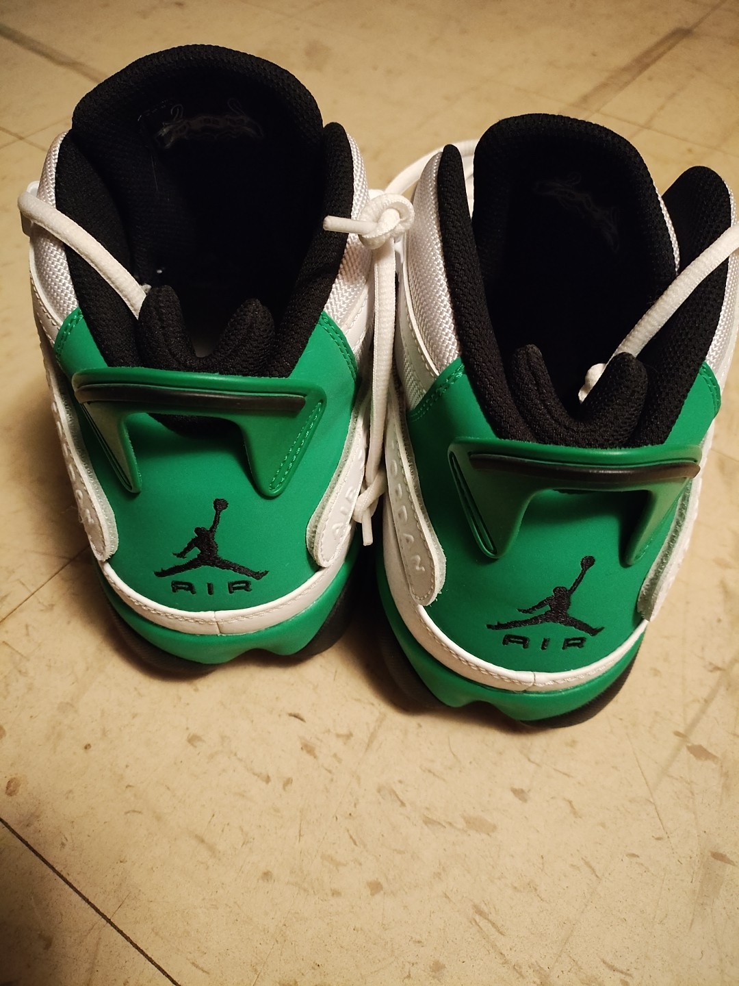 Nike Air Jordan 6 Rings Green/White Men's Size 14 thumbnail 4