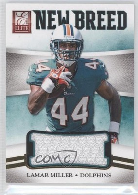 2012 Elite New Breed Jerseys 72/399 Lamar Miller #31 e2e