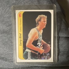 Fleer 1986-87 Larry Bird #2 Sticker Boston Celtics NBA Basketball Card