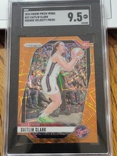 2024 Panini Prizm WNBA Orange Velocity Caitlin Clark #22 Rookie RC SGC 9.5