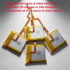 LG 2000mAh Battery for iPod Classic 6th 7th 80GB 120GB 160GB video 5th 30GB thin