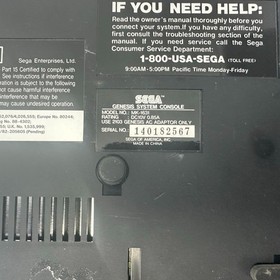Lot of 4 Broken Sega Genesis Model 2 Consoles As-Is
