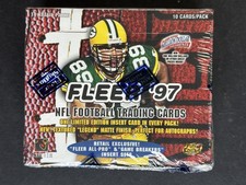 1997 Fleer Football Factory Sealed Retail Box Tony Gonzalez HOF RC Yr Favre Rice