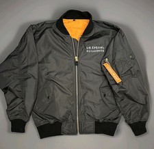Vtg Y2K Flight Jacket Bomber Mens Sz (M) Blac...