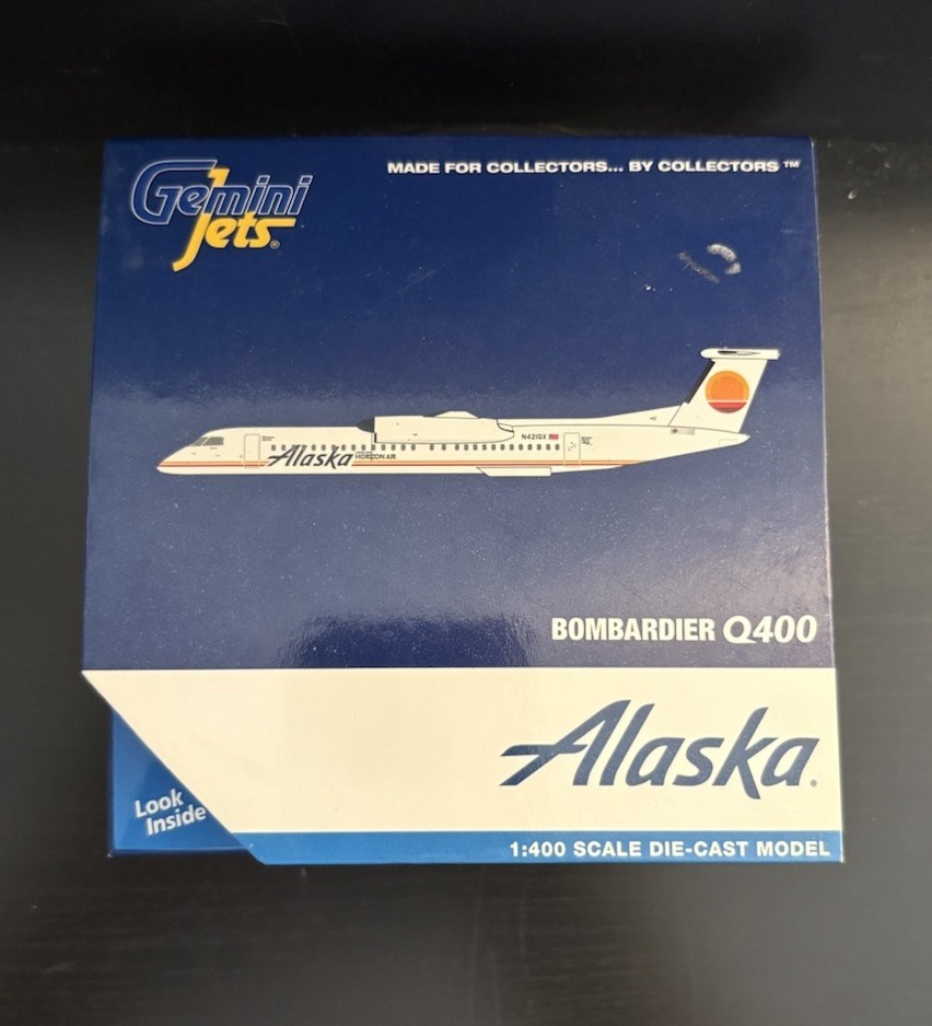 Alaska Dash 8 Q400 N421qx Horizon Air Retro Gemini Jets G2ASA865