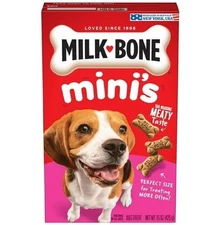 Milk Bone Mini’s Original Biscuits, Mini Dog Treats, 15 oz
