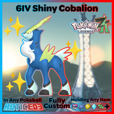 ✨ Shiny Cobalion 6IV ✨ Mega Dimension Pokemon Legends ZA Ready 🚀 Fast 🚀