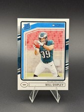2024 Panini Donruss - Rated Rookie Will Shipley #312 (RC)