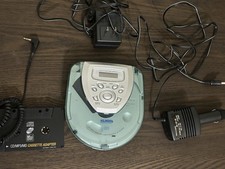 KLH CD45CK Portable CD Player Bundle - For Parts/Repair - With AC  Car Adapters