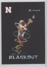 2023 University of Nebraska Cornhuskers Blackout Silver Blaise Gunnerson 1b03