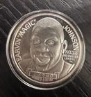 Magic Johnson NBA Record Assists Coin 1 Troy Oz .999 Fine Silver Nice
