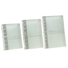 A6/A7 Clear Notebook Cover Binders Folder File Folde Display Book for School