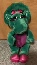 Baby Bop Plush 13  Stuffed Animal Dinosaur Vintage 1992 The Lyons Group Barney
