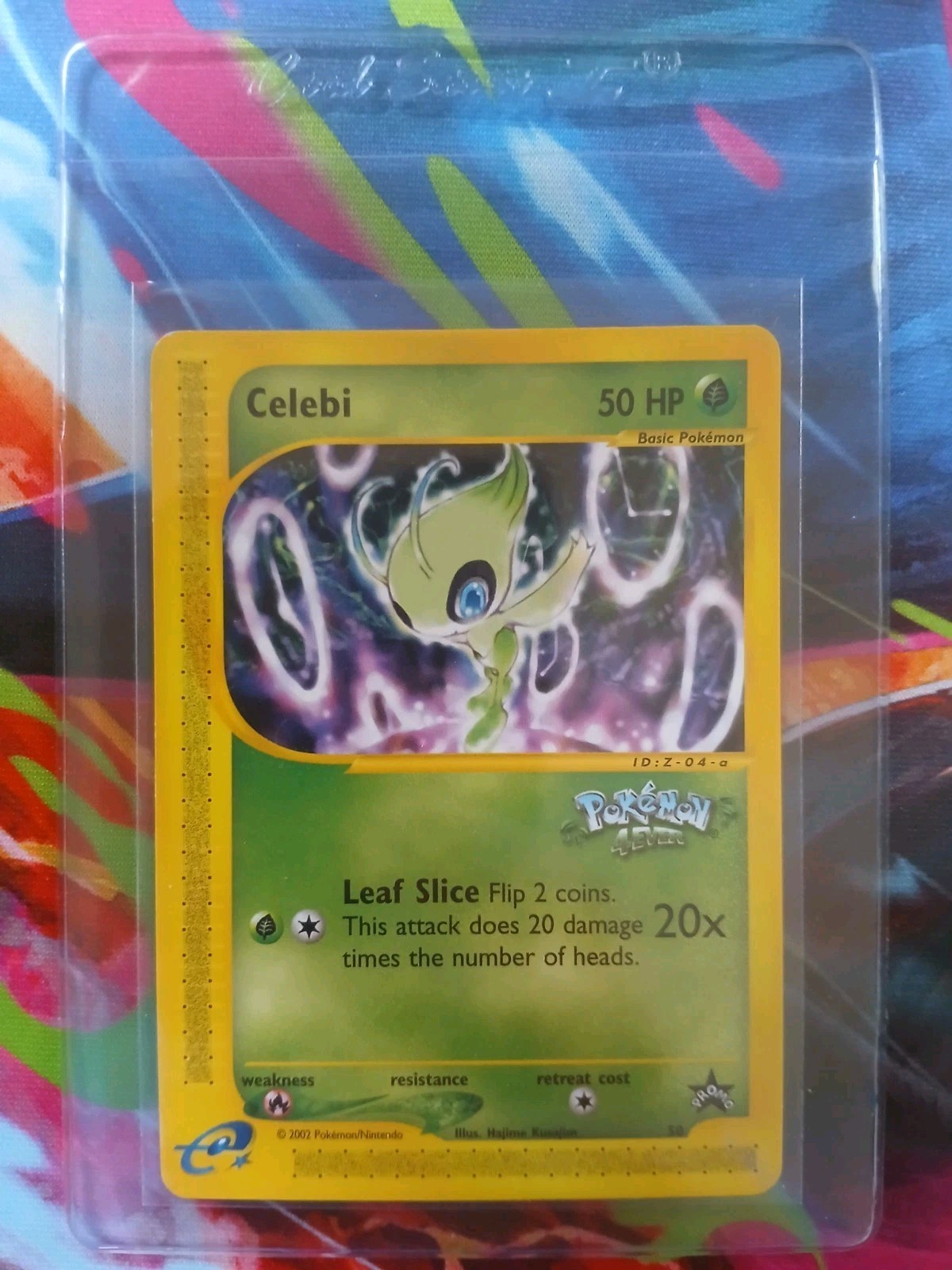 Celebi Pokemon Card 4ever WOTC Black Star Promo #50