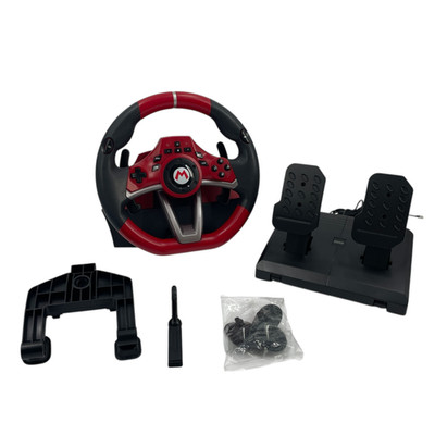 HORI Nintendo Switch Mario Kart Racing Wheel Pro Deluxe NSW-228U #UGV8616 VH