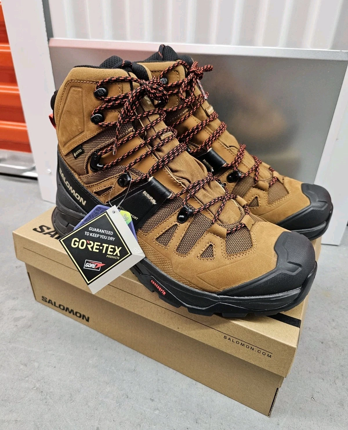 Salomon Quest 4 GTX Gore-Tex Hiking Boots Mens 10.5 Brown Waterproof Tactical
Opens in a new window