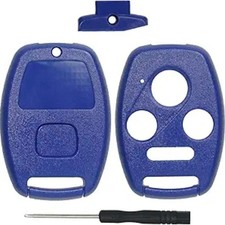 Key Fob Remote Blue Shell Case Replacement fits 2003-2012 Accord -Blue