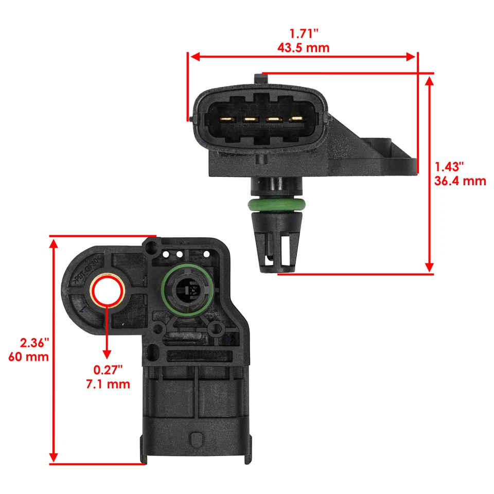 Sensor Tmap T-Map Dss3-Tf Dss3Tf para Polaris Ranger 500 2017 2018 2019-2022  Foto 2 de 4