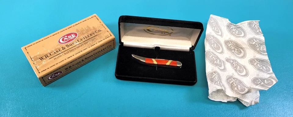 CASE XX EX10096 SS Folding Pocket Knife Toothpick SPNY OYSTR in Box 2004 TR511 - Image 2 of 4