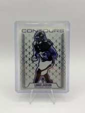 2024 Panini Phoenix Lamar Jackson Contours #CON-LJN Baltimore Ravens