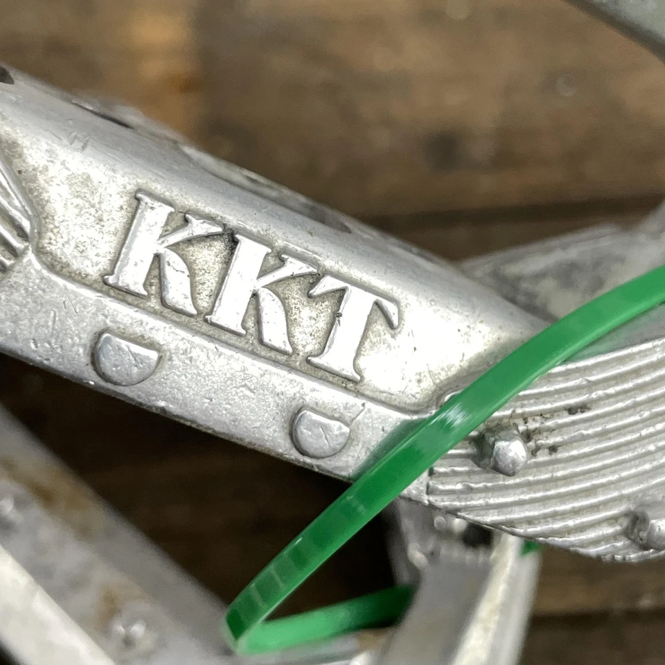 Pedales de plataforma vintage KKT SMX BMX 9/16 aleación de plata vieja escuela 3 piezas giros Foto 2 de 4