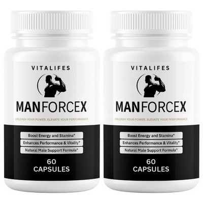 (2 Pack) Manforcex Advanced Male Pills Man Force X Vitamin Supplement 120 Caps