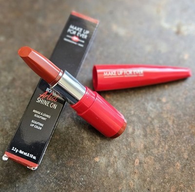 2 Make Up For Ever ENERGIZED MAROON 338 Rouge Artist Shine On Lip Color NIB! 