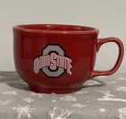 Ohio State Buckeyes OSU Fiesta Ware Red / Scarlet Jumbo Mug Homer Laughlin China