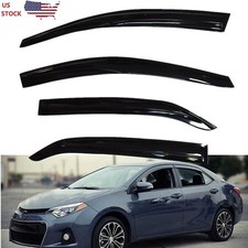 For 2014-2018 2019 Toyota Corolla Smoke Window Visor Sun Rain Guards Vent Shade For 2014-2018 2019 Toyota Corolla Smoke Window Visor Sun Rain Guards Vent Shade