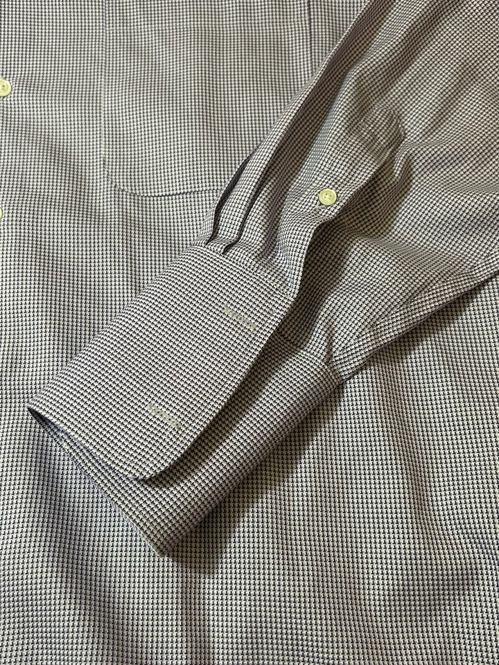 Jos. A Bank Reserve Men's Tailored Fit 100% Egyptian Cotton Dress Shirt Sz 17-36 - Image 3 of 4