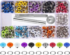 400 Sets 3/16 Zoll MehrfarbenSenKit Metall?Sen mit Installationswerkzeugen un...