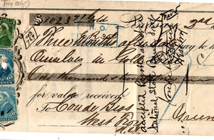 $1023 (GOLD DRAFT NOTE) 1876 $1023 (PAYABLE IN GOLD COINS) 1876 $1500 GOLD DRAFT