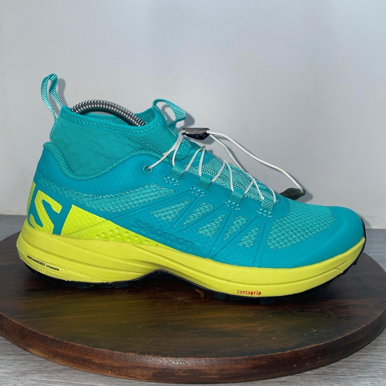 Salomon Sneakers Donna 7 XA Enduro Trail Running Escursionismo Verde Lime Teal 392418