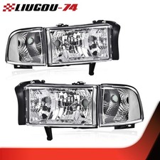 Fit For 1994-2002 Dodge Ram 1500 2500 3500 Front Headlights Corner Signal Lamp