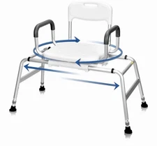 Shower Chair for Inside Shower, Sliding Shower Chair, Tub Transfer Bench 788A