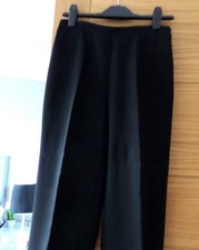 Emporio Armani Black high waisted, straight leg trousers Italian size 42/ UK 10