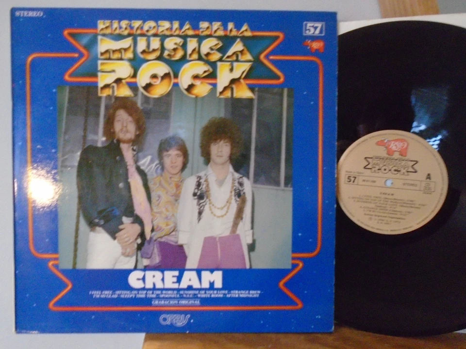 CREAM 4 x VINYL LP BUNDLE : FULL CREAM LIVE II WHEELS Musica Rock Comp. - Image 2 of 4