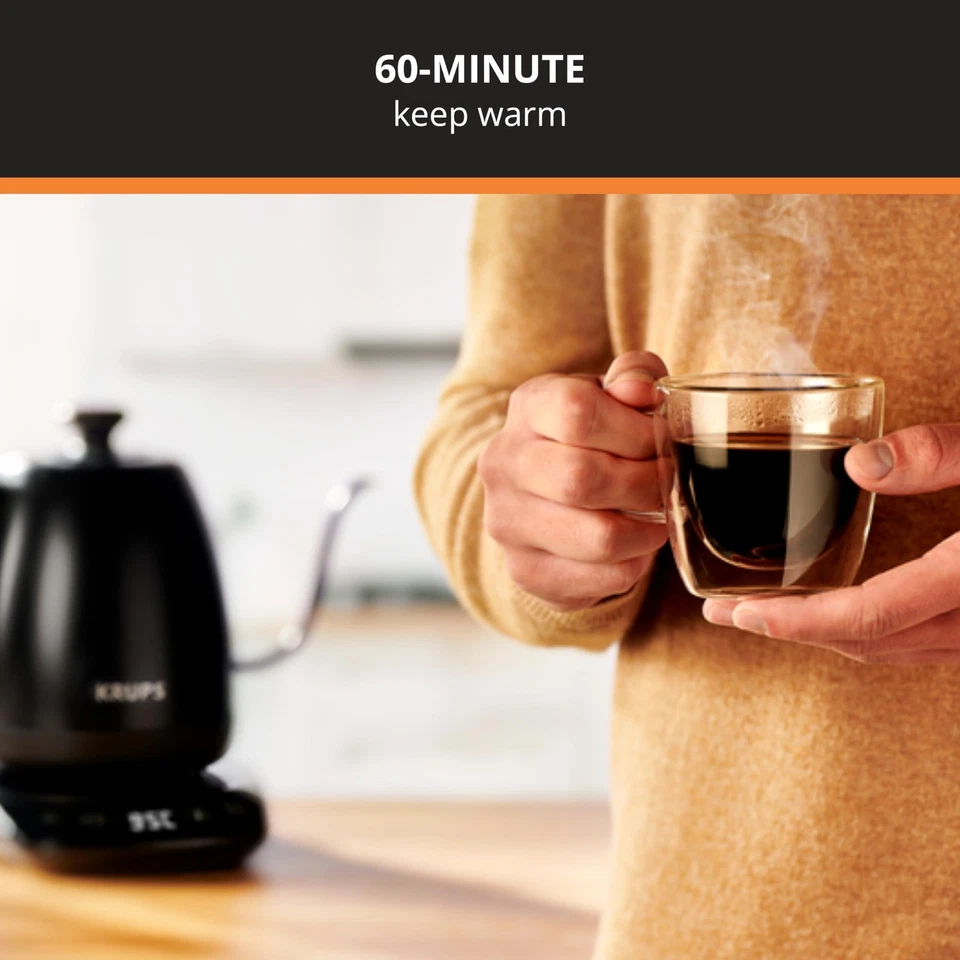 Hervidor eléctrico cuello de cisne: 1L acero inoxidable, 1350W ebullición rápida, hierve 1 Cu... Foto 4 de 4