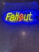 Fallout Logo Neon LED light sign perfect for room deco and a house 13x7