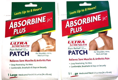 WOW! 2 Absorbine Jr. Plus ULTRA STRENGTH Pain Relief LARGE & FREE SHIP!    08/26