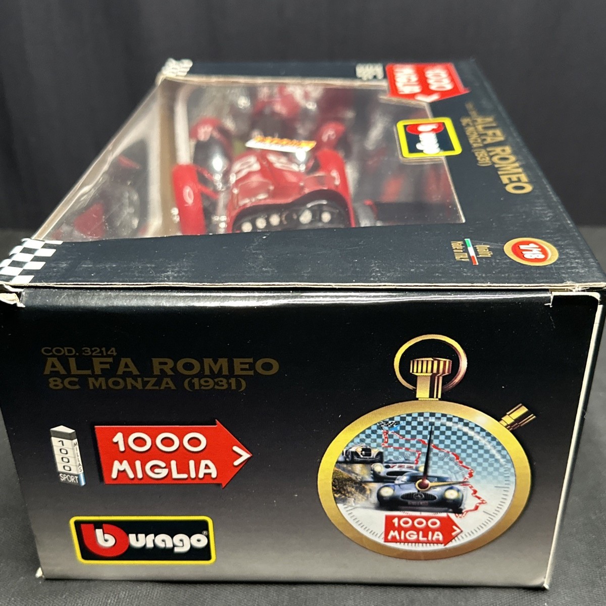 Burago 3214 1/18 Scale Red Alfa Romeo 8C Monza 1931 #93 1000