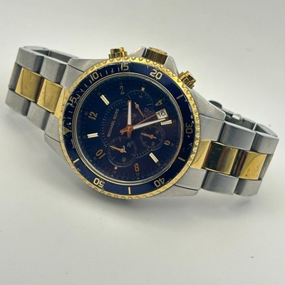 Michael Kors Jet Set MK-8175 Men's Two Tone Chronograph Watch