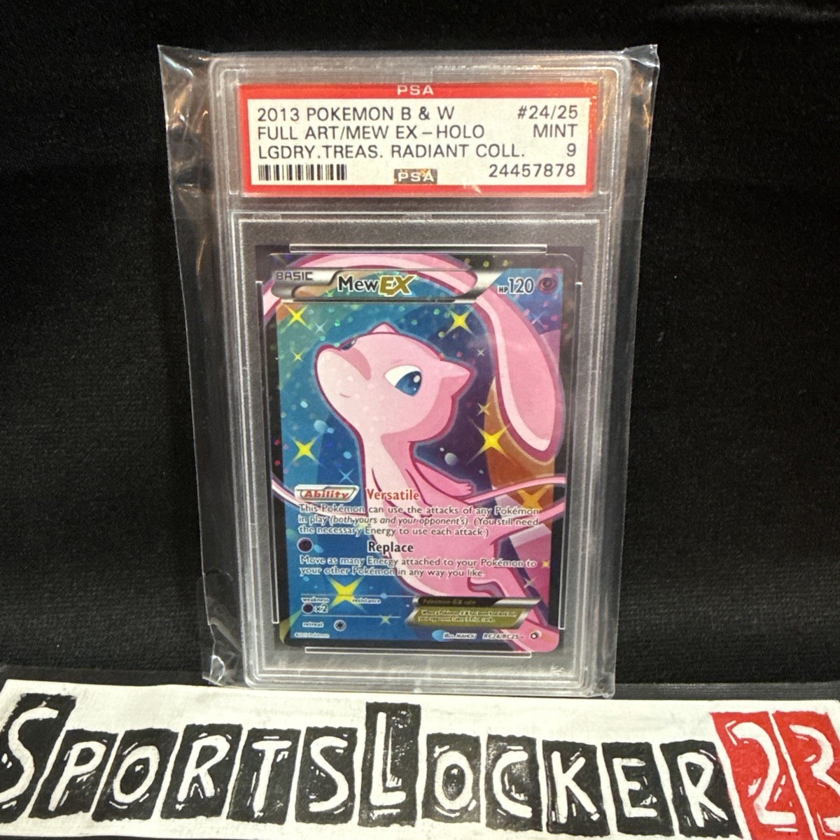 2013 Pokemon Legendary Treasures Full Art FA Mew EX 24 Radiant